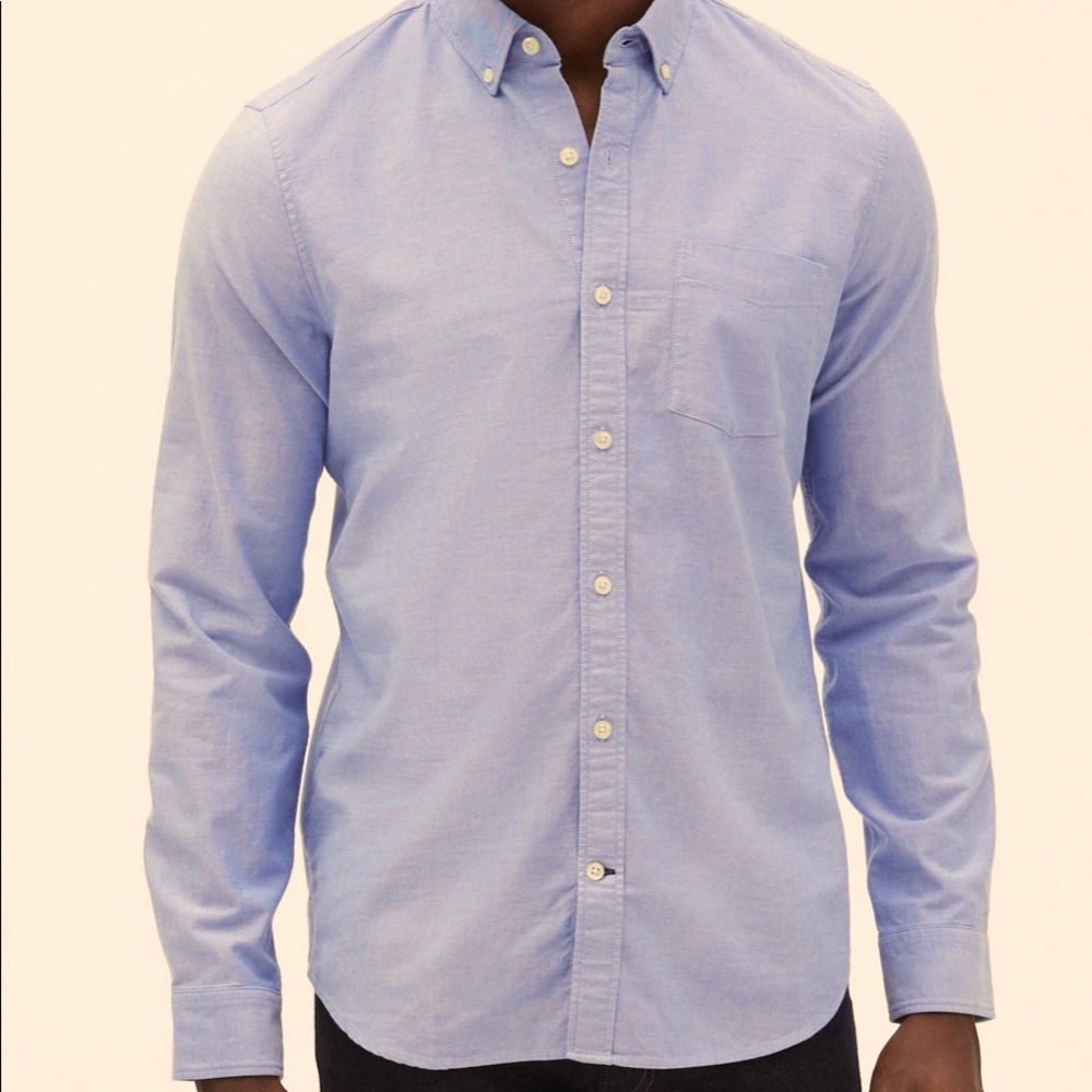 Slim Oxford, white, in large tall.
